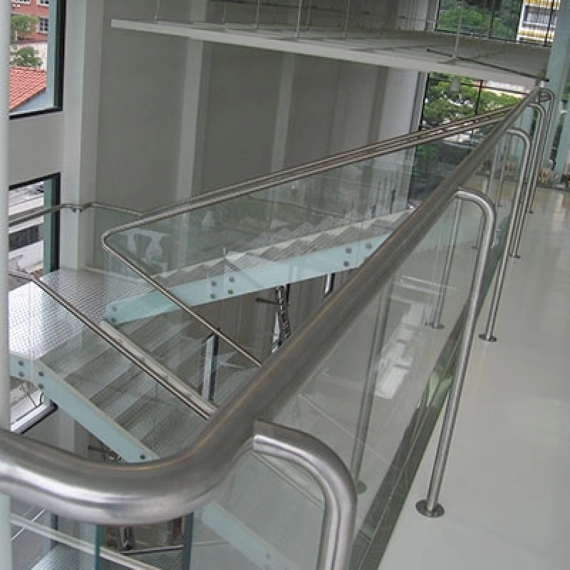 Aço inox corrimão em São Paulo