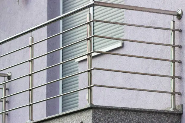 Guarda corpo de inox para sacada